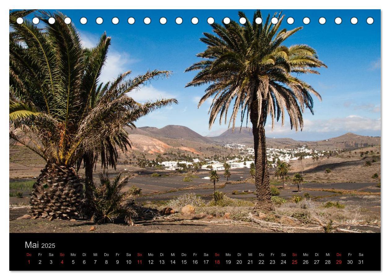 Bild: 9783435720897 | Unterwegs auf Lanzarote (Tischkalender 2025 DIN A5 quer), CALVENDO...