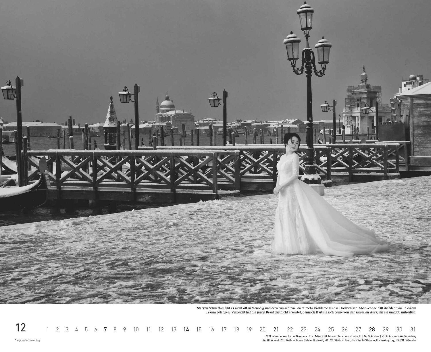 Bild: 4002725995391 | teNeues - Venezia 2025 Wandkalender, 52x42,5cm, Kalender mit...