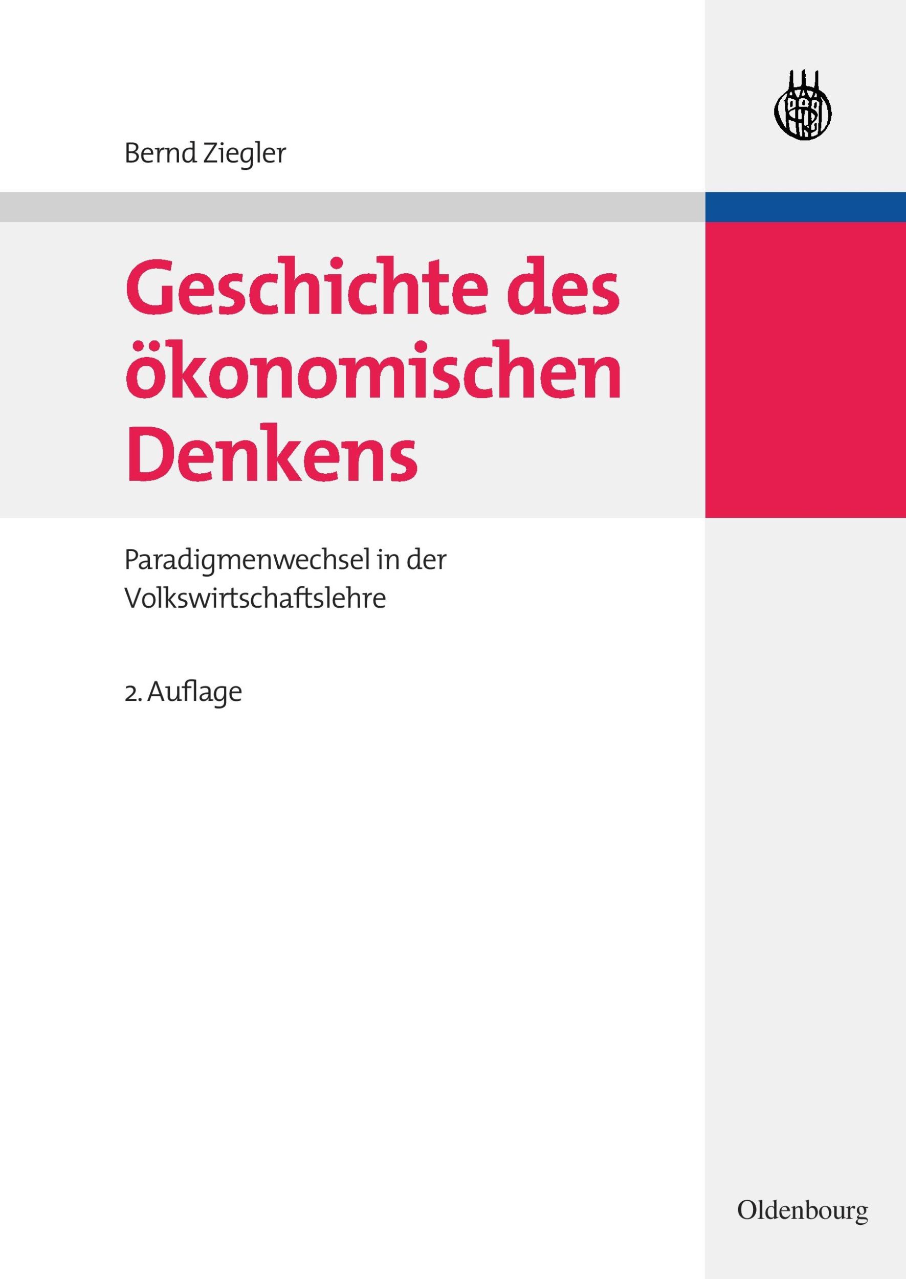 Cover: 9783486585223 | Geschichte des ökonomischen Denkens | Bernd Ziegler | Buch | X | 2008