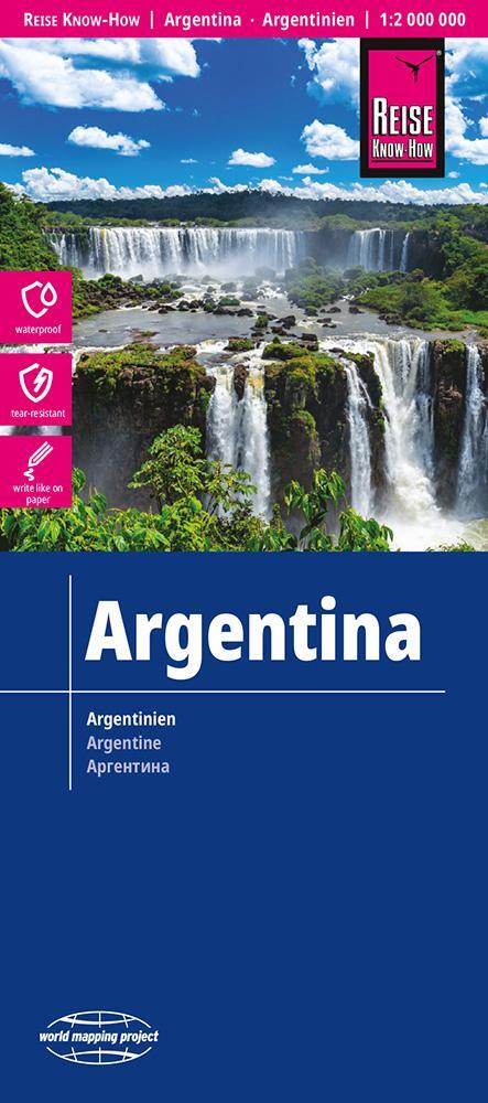 Cover: 9783831773503 | Reise Know-How Landkarte Argentinien / Argentina (1:2.000.000) | Rump