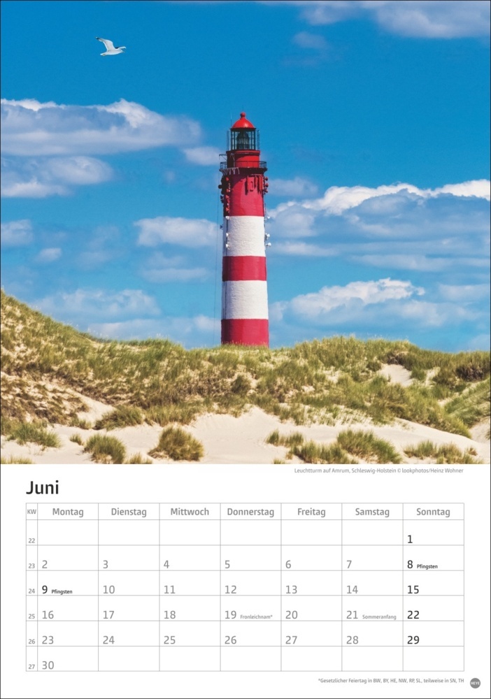 Bild: 9783756405565 | Deutschlands Küsten Kalender 2025 | Kalender | Spiralbindung | 13 S.