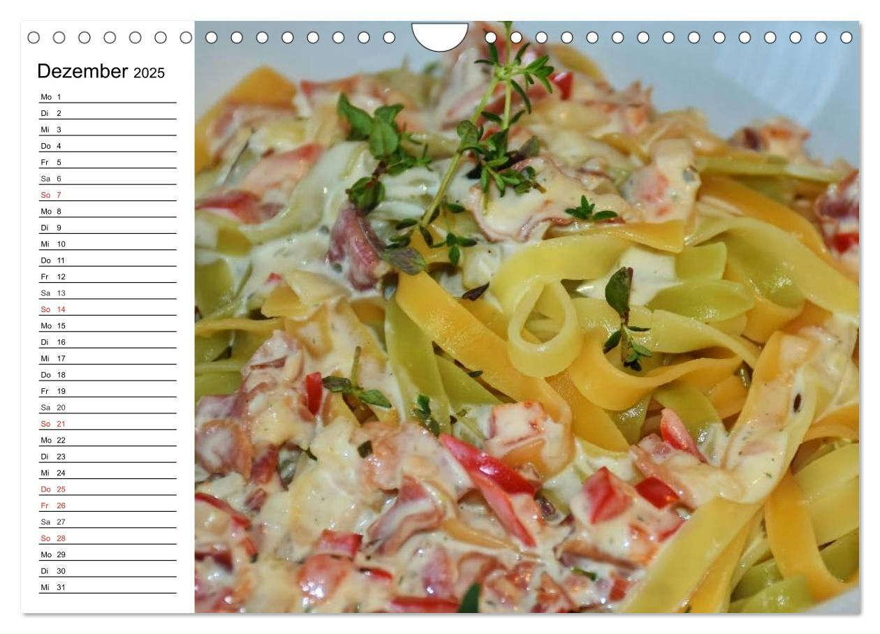 Bild: 9783435505739 | Heute gibt es Nudeln! Basta! Pasta-Impressionen (Wandkalender 2025...