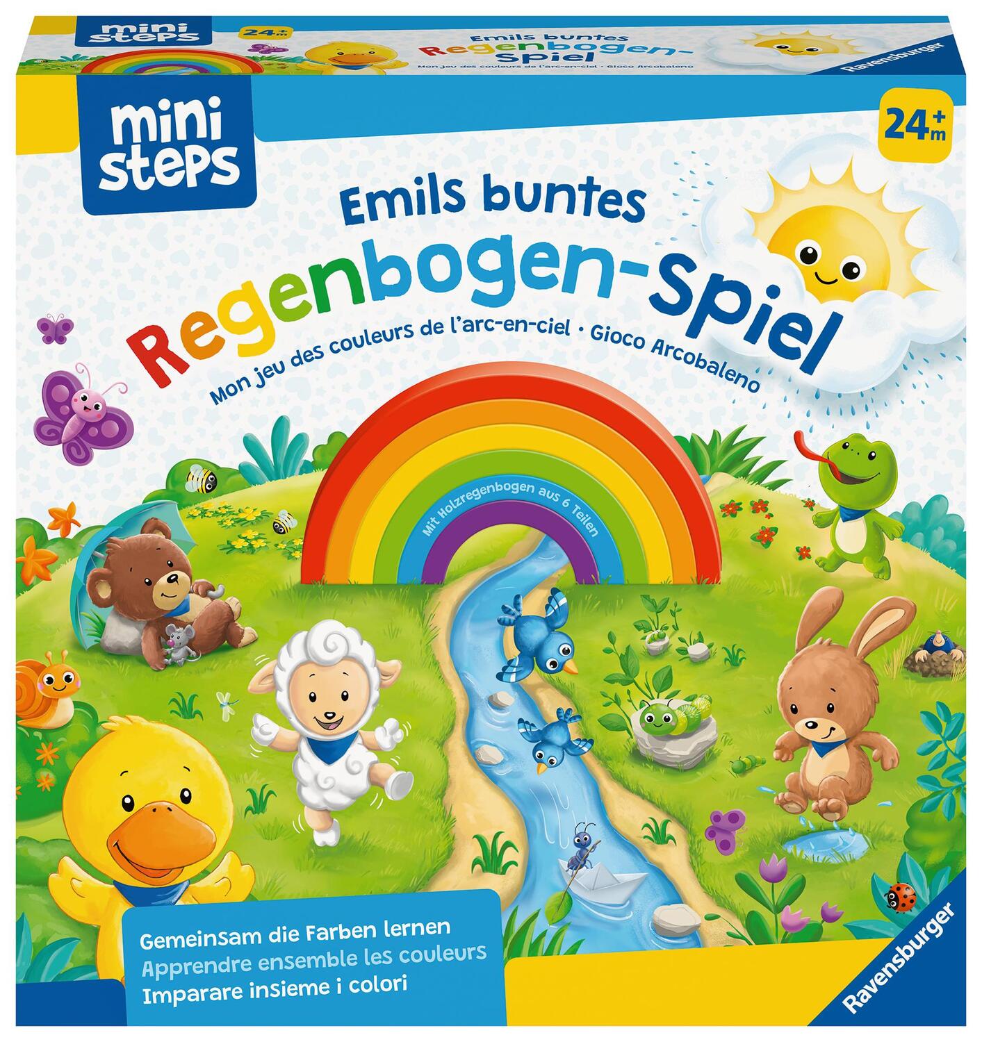 Cover: 4005556045822 | Ravensburger ministeps 4582 Emils buntes Regenbogen-Spiel, erstes...