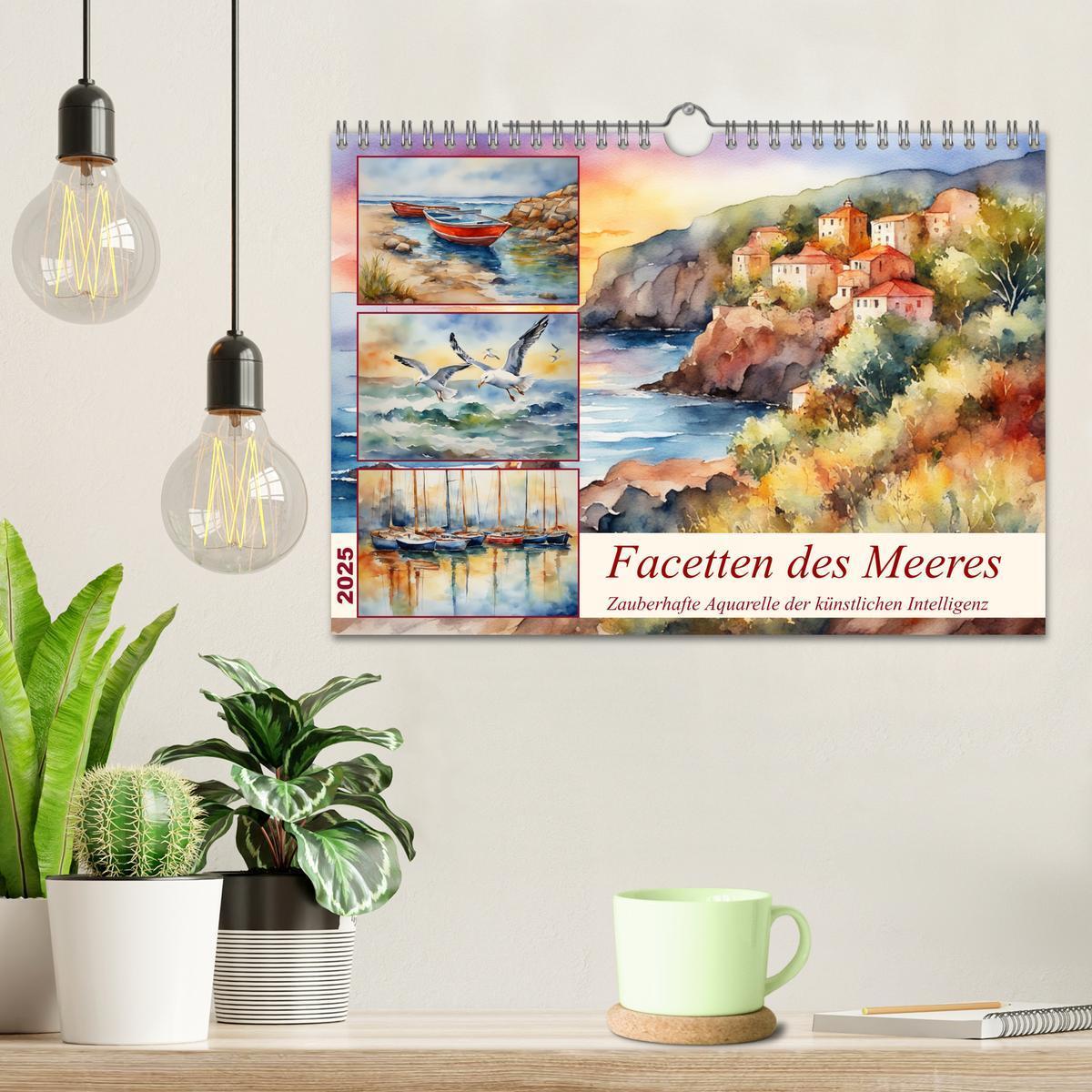 Bild: 9783383799655 | Facetten des Meeres (Wandkalender 2025 DIN A4 quer), CALVENDO...