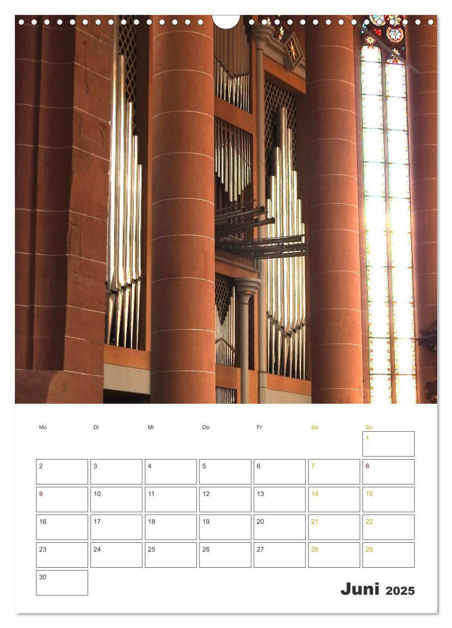 Bild: 9783435950287 | Orgeln zum Verlieben! (Wandkalender 2025 DIN A3 hoch), CALVENDO...