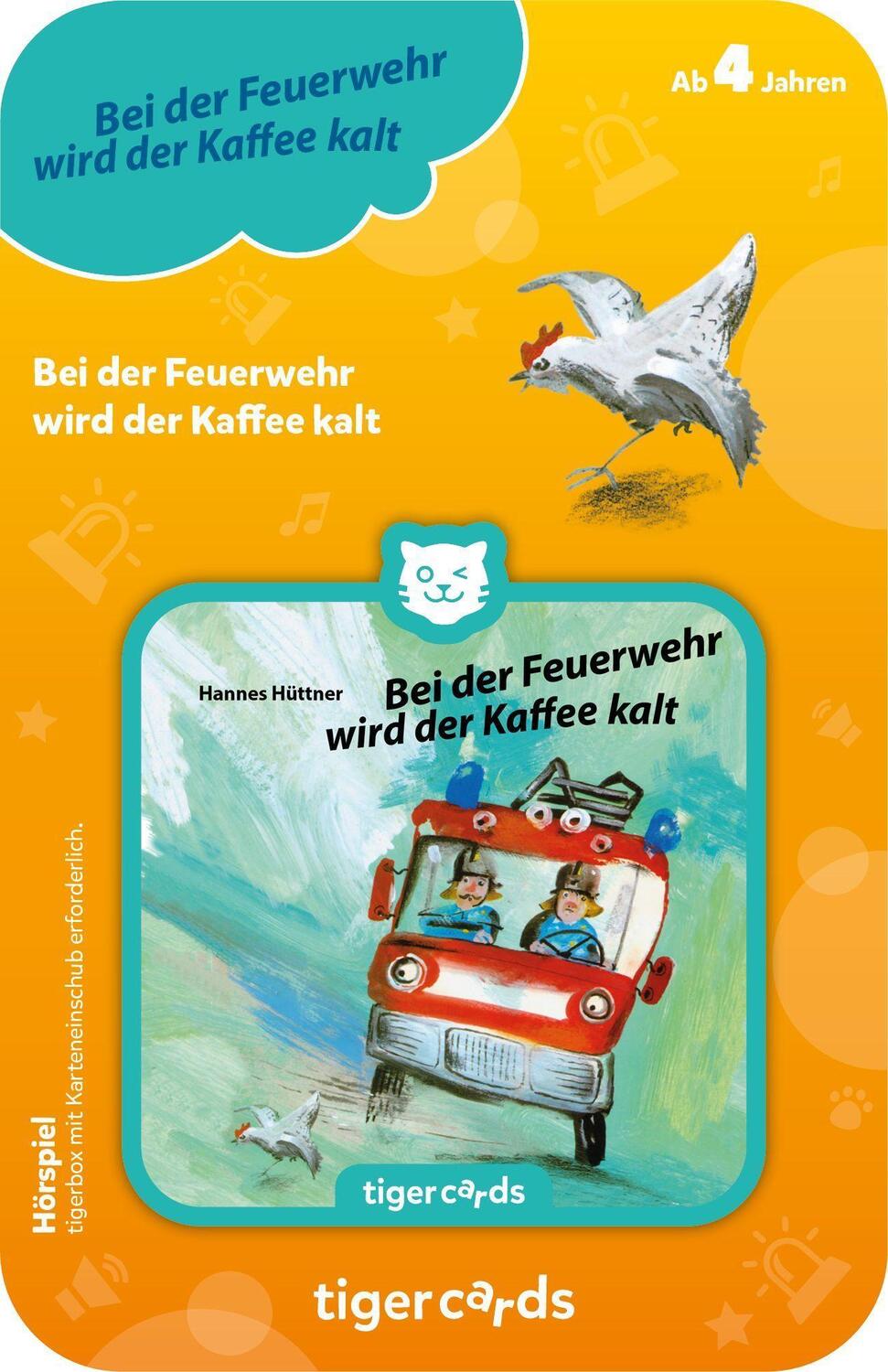 Bild: 4260535482368 | tigercard - Bei der Feuerwehr wird der Kaffee kalt | Stück | Deutsch