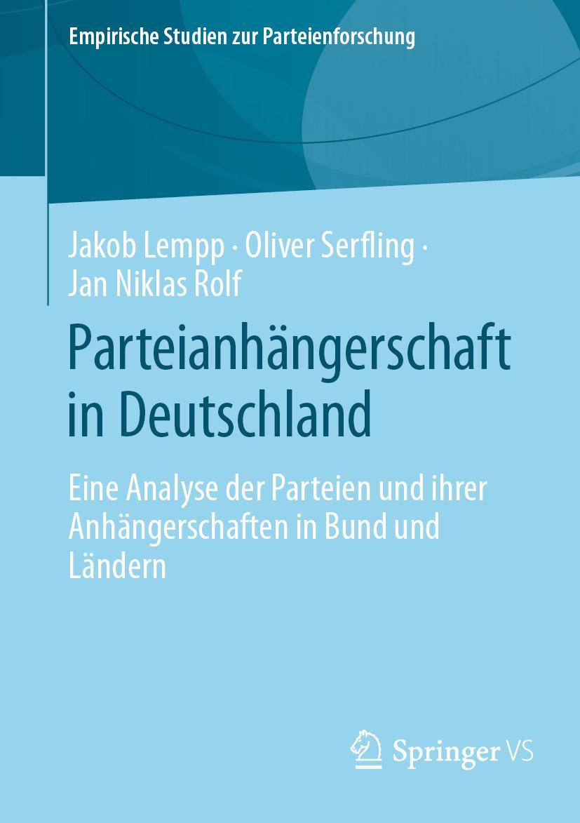 Cover: 9783658395520 | Parteianhängerschaft in Deutschland | Jakob Lempp (u. a.) | Buch | xi