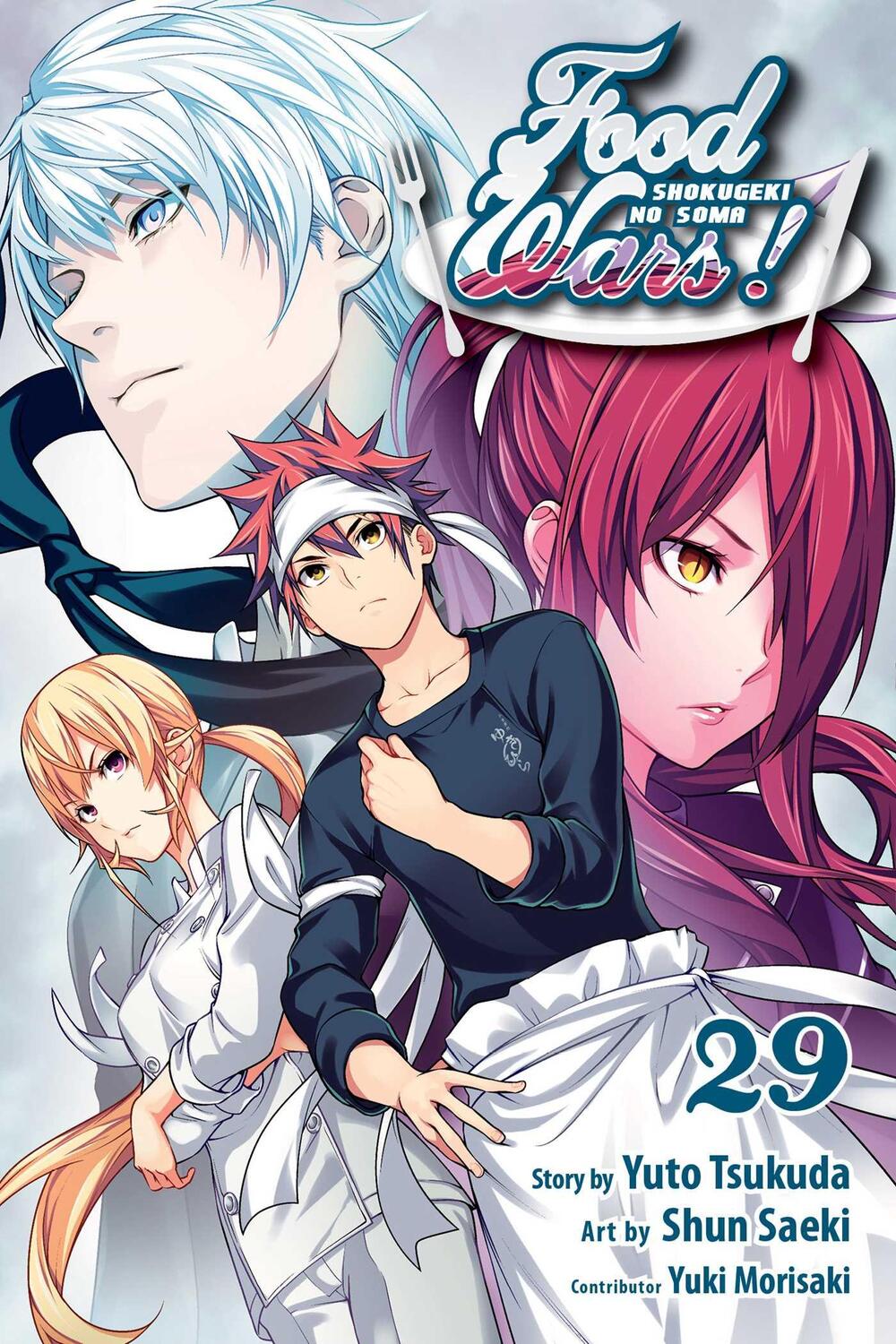 Cover: 9781974705108 | Food Wars!: Shokugeki no Soma, Vol. 29 | Final Battle | Yuto Tsukuda