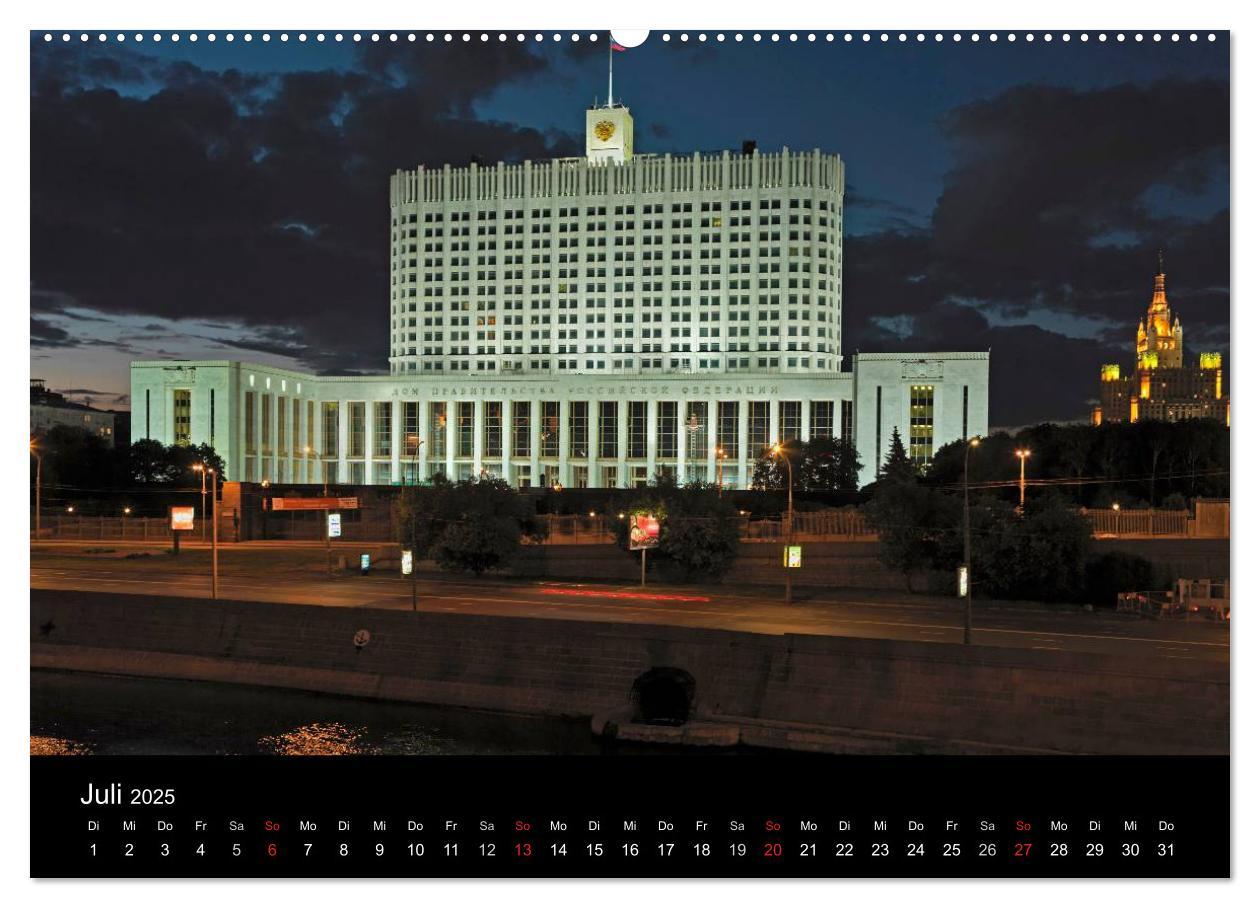 Bild: 9783435683659 | Moskau (Wandkalender 2025 DIN A2 quer), CALVENDO Monatskalender | 2025