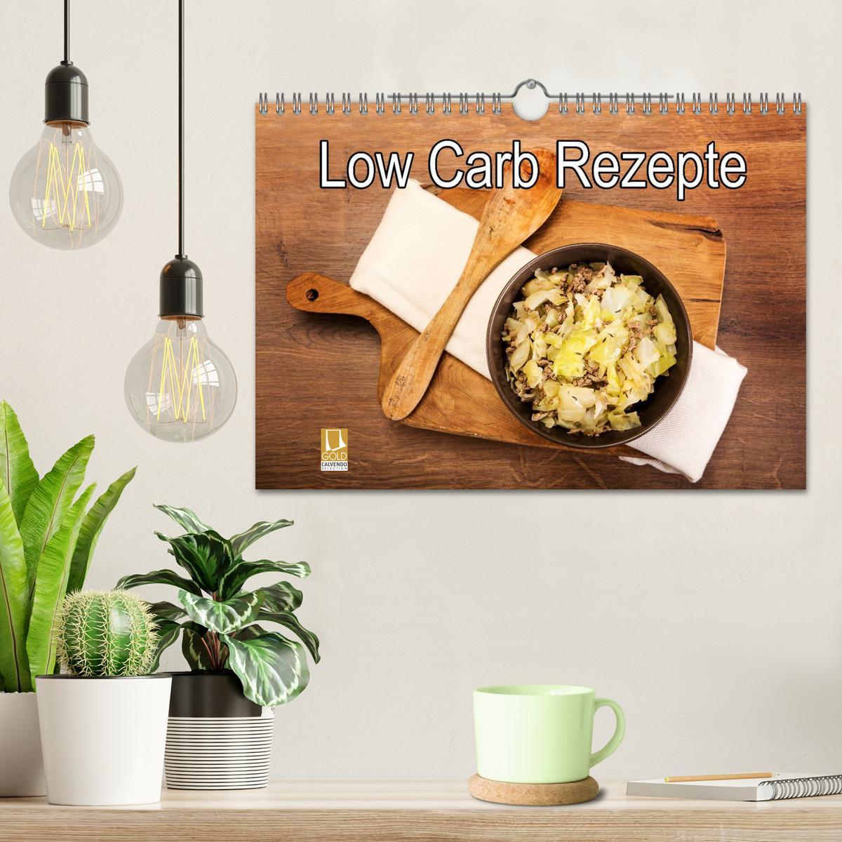 Bild: 9783435682959 | Low Carb - Leichte Rezepte für jeden Tag (Wandkalender 2025 DIN A4...