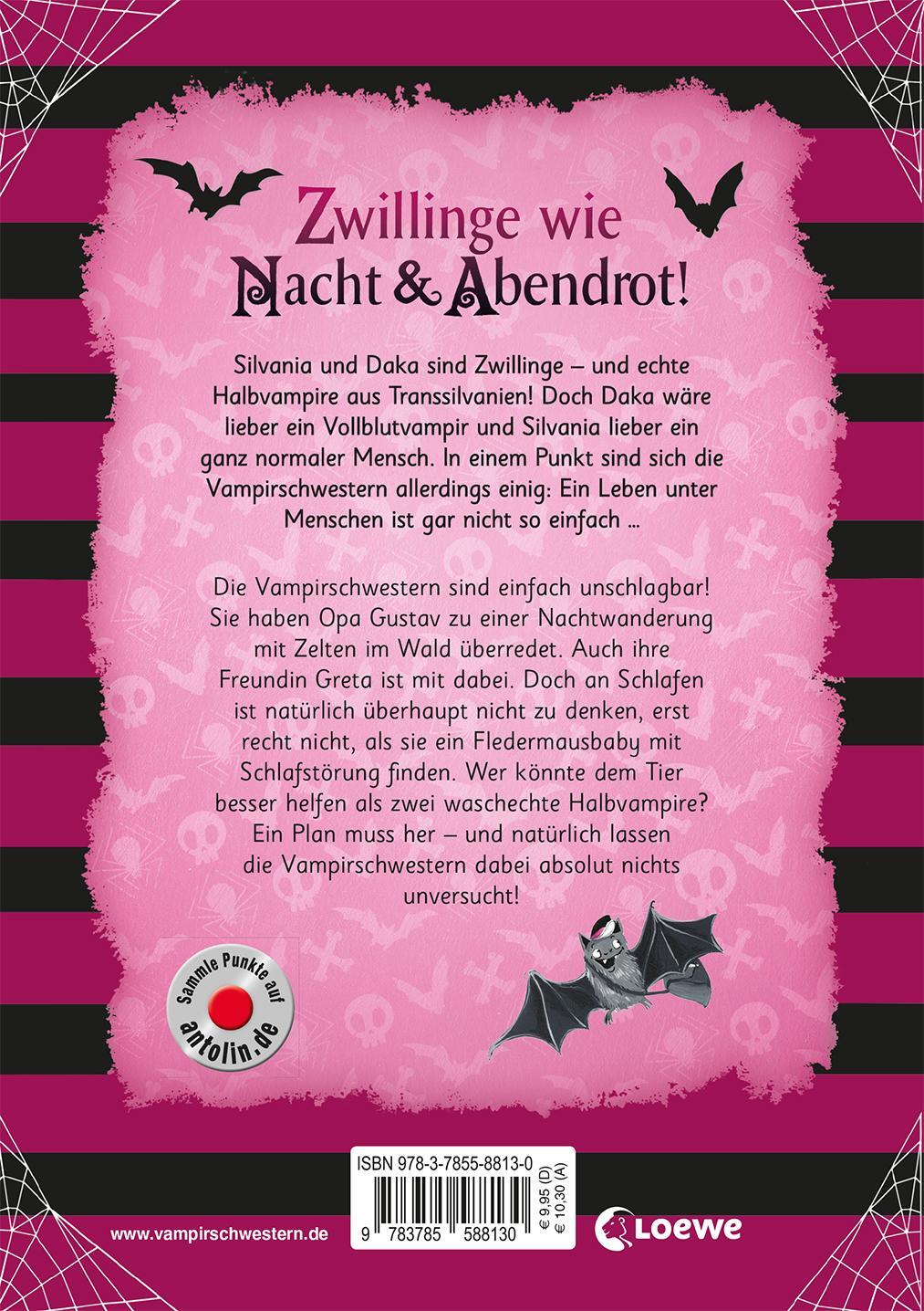 Rückseite: 9783785588130 | Die Vampirschwestern black & pink (Band 2) - Vollmondnacht mit...