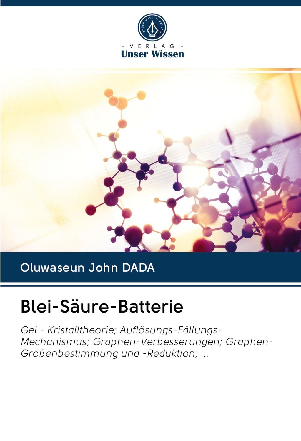 Cover: 9786202702522 | Blei-Säure-Batterie | Oluwaseun John Dada | Taschenbuch | Paperback