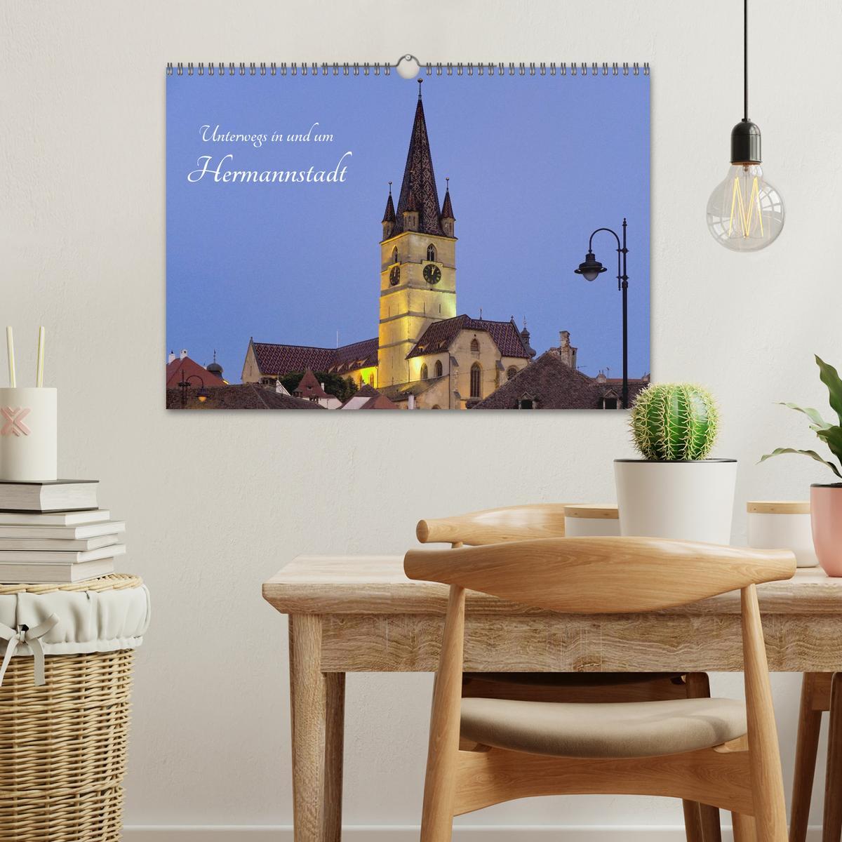 Bild: 9783435587575 | Unterwegs in und um Hermannstadt (Wandkalender 2025 DIN A3 quer),...