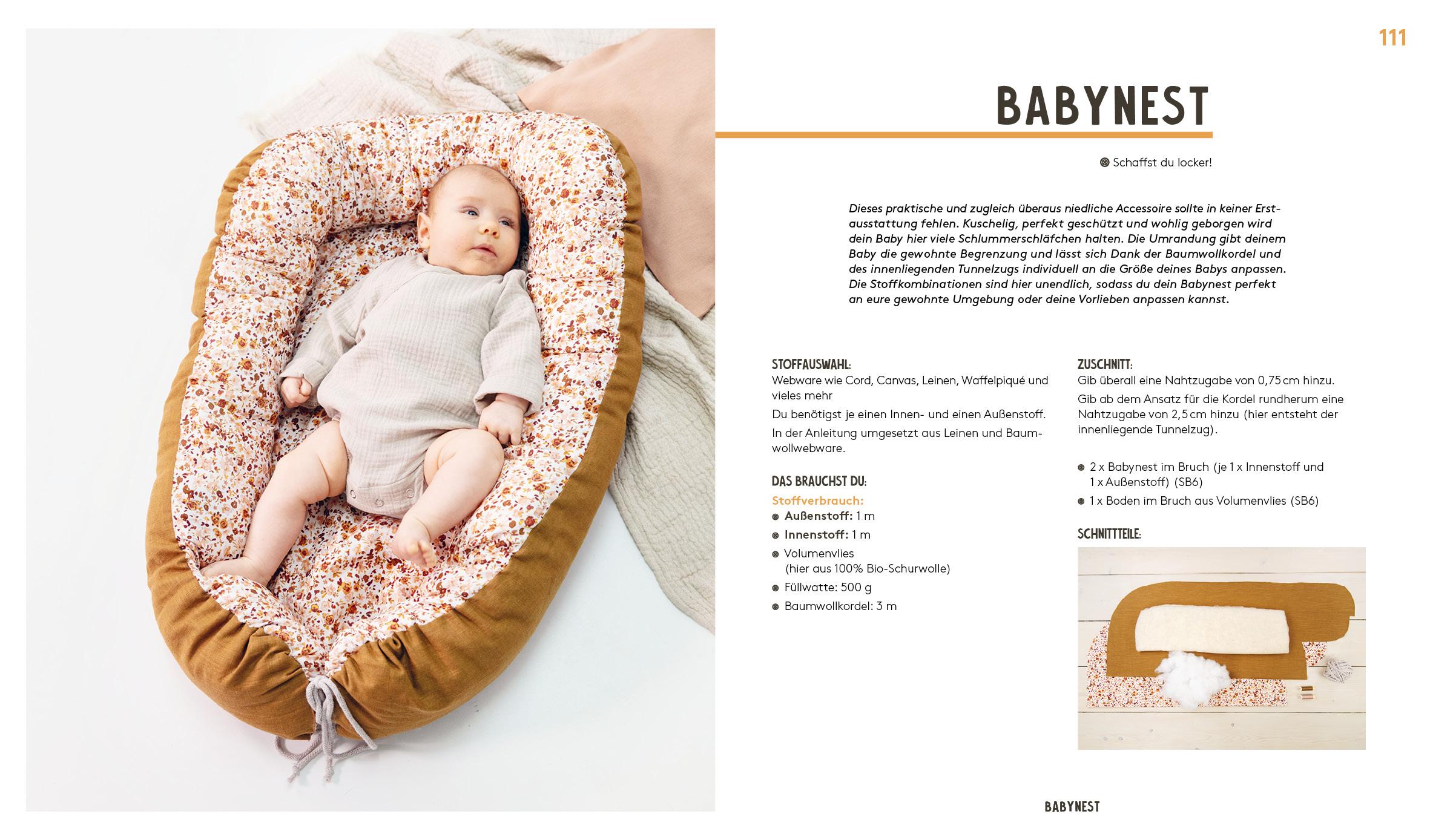 Bild: 9783745909470 | Hej. Babymode - Erstausstattung im Skandi-Look nähen | JULESNaht