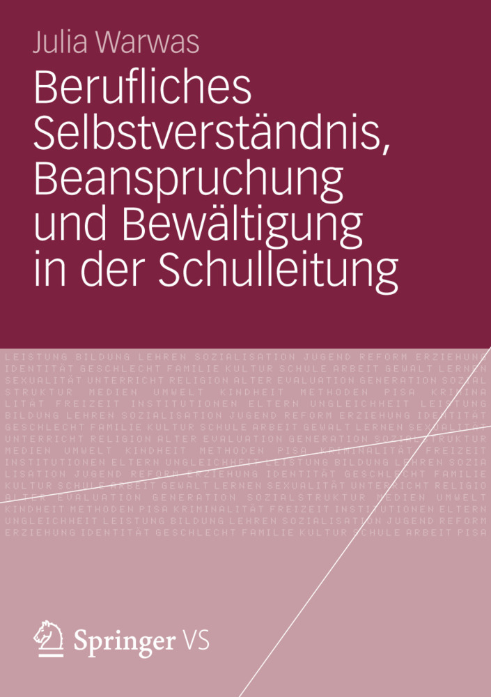 Cover: 9783531192994 | Berufliches Selbstverständnis, Beanspruchung und Bewältigung in der...