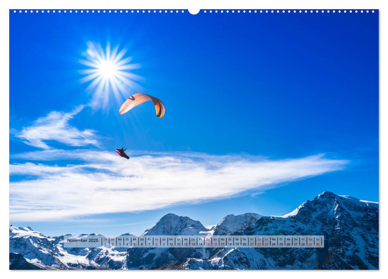 Bild: 9783435334179 | Paragliding - lautloses Schweben (hochwertiger Premium Wandkalender...