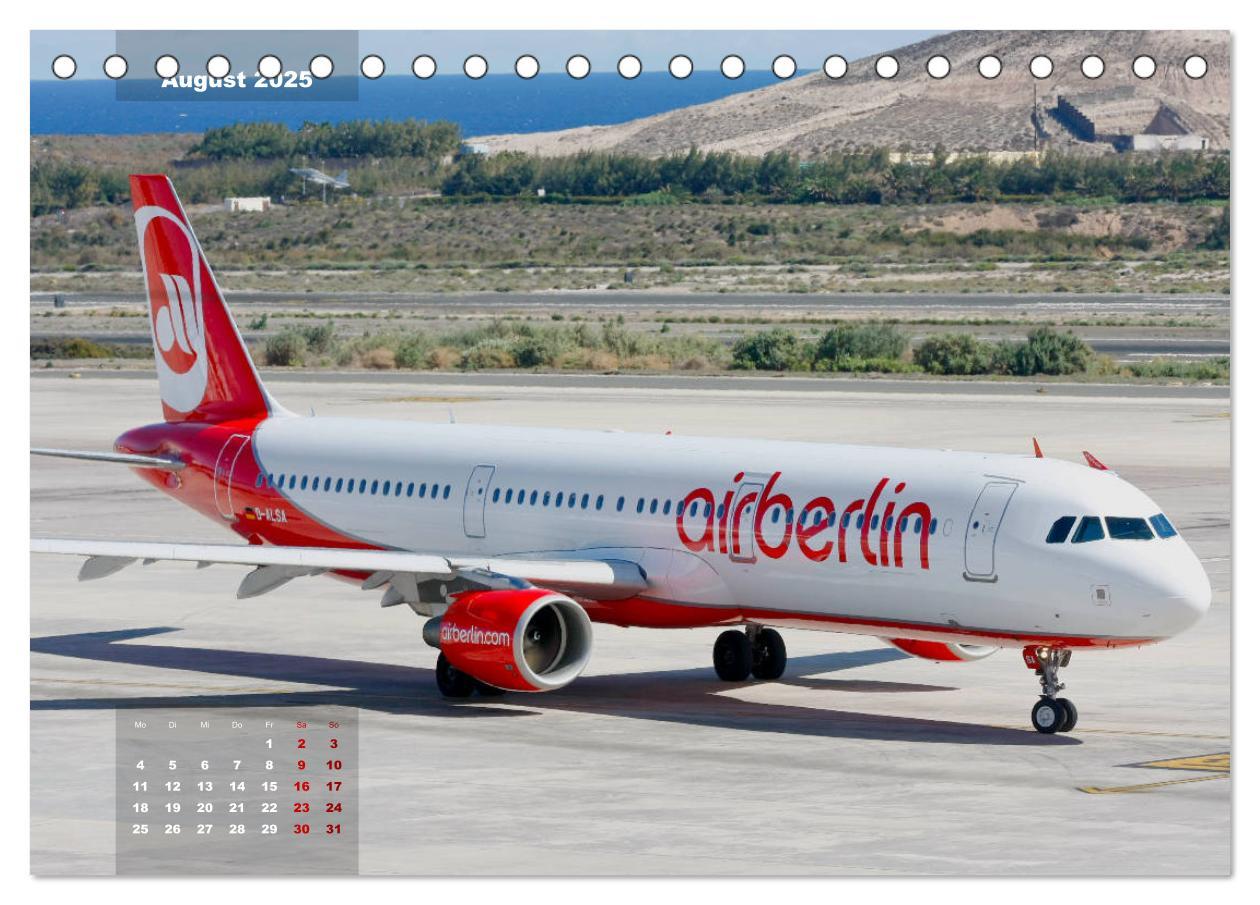 Bild: 9783435336937 | In Memoriam Air Berlin (Tischkalender 2025 DIN A5 quer), CALVENDO...