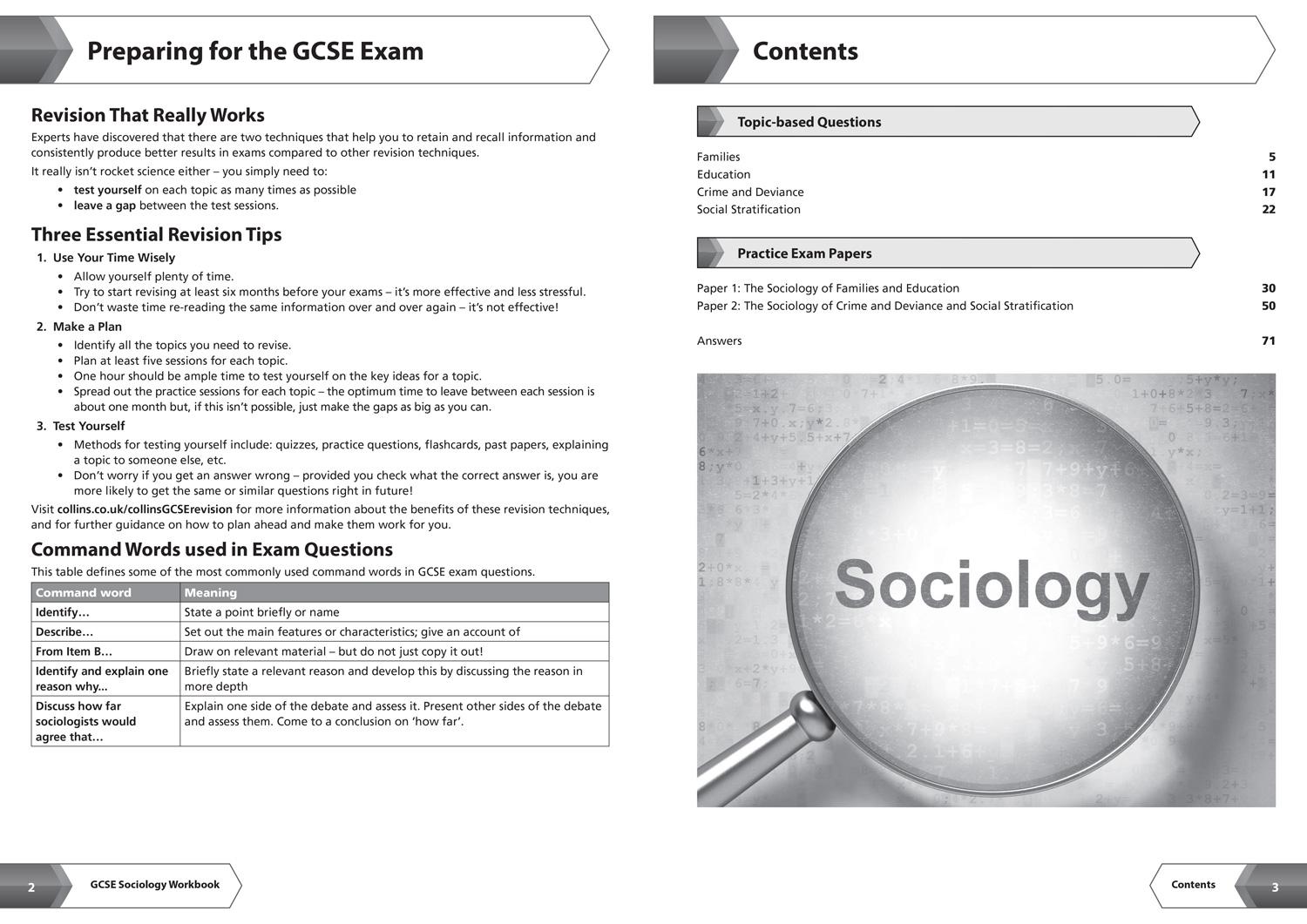 Bild: 9780008535070 | AQA GCSE 9-1 Sociology Workbook | Ideal for the 2024 and 2025 Exams