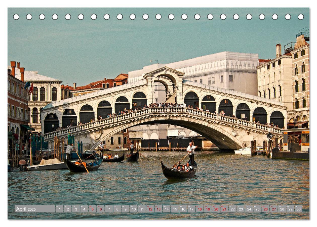 Bild: 9783383821981 | Mein VENEDIG (Tischkalender 2025 DIN A5 quer), CALVENDO Monatskalender