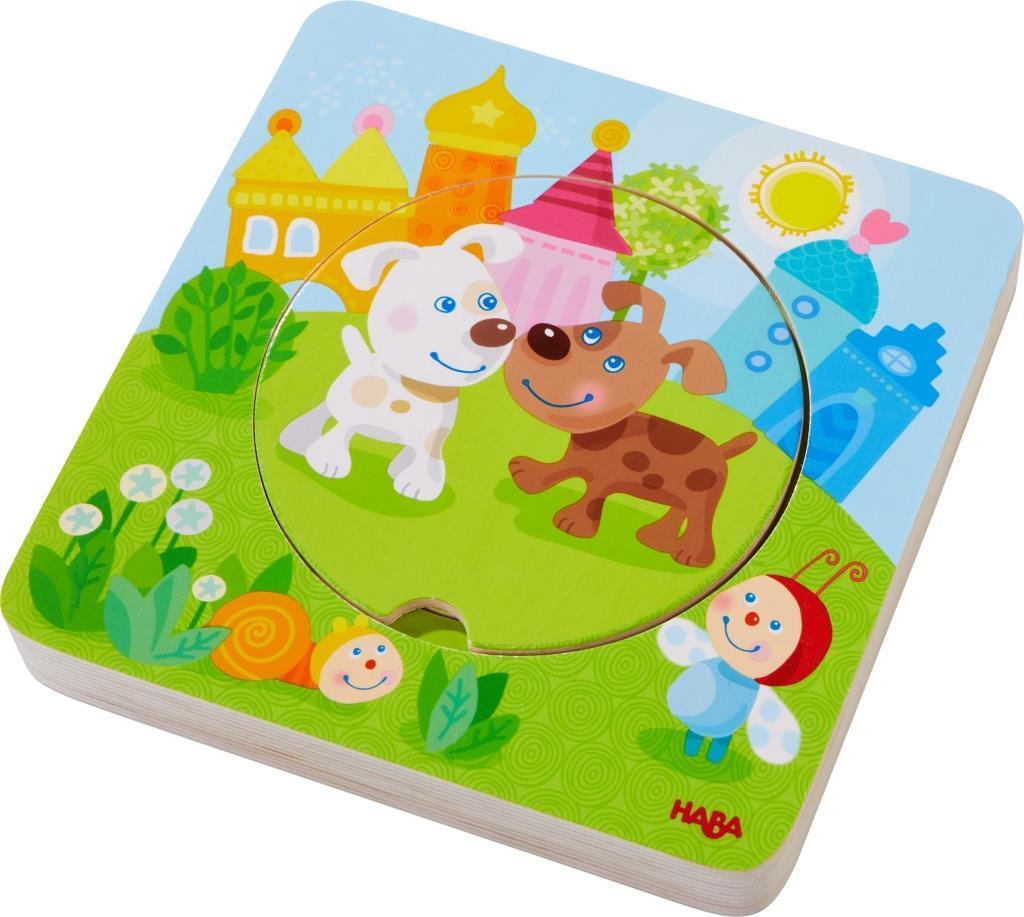 Cover: 4010168232966 | Holzpuzzle Kunterbunte Tierkinder | Spiel | Deutsch | 2018 | HABA