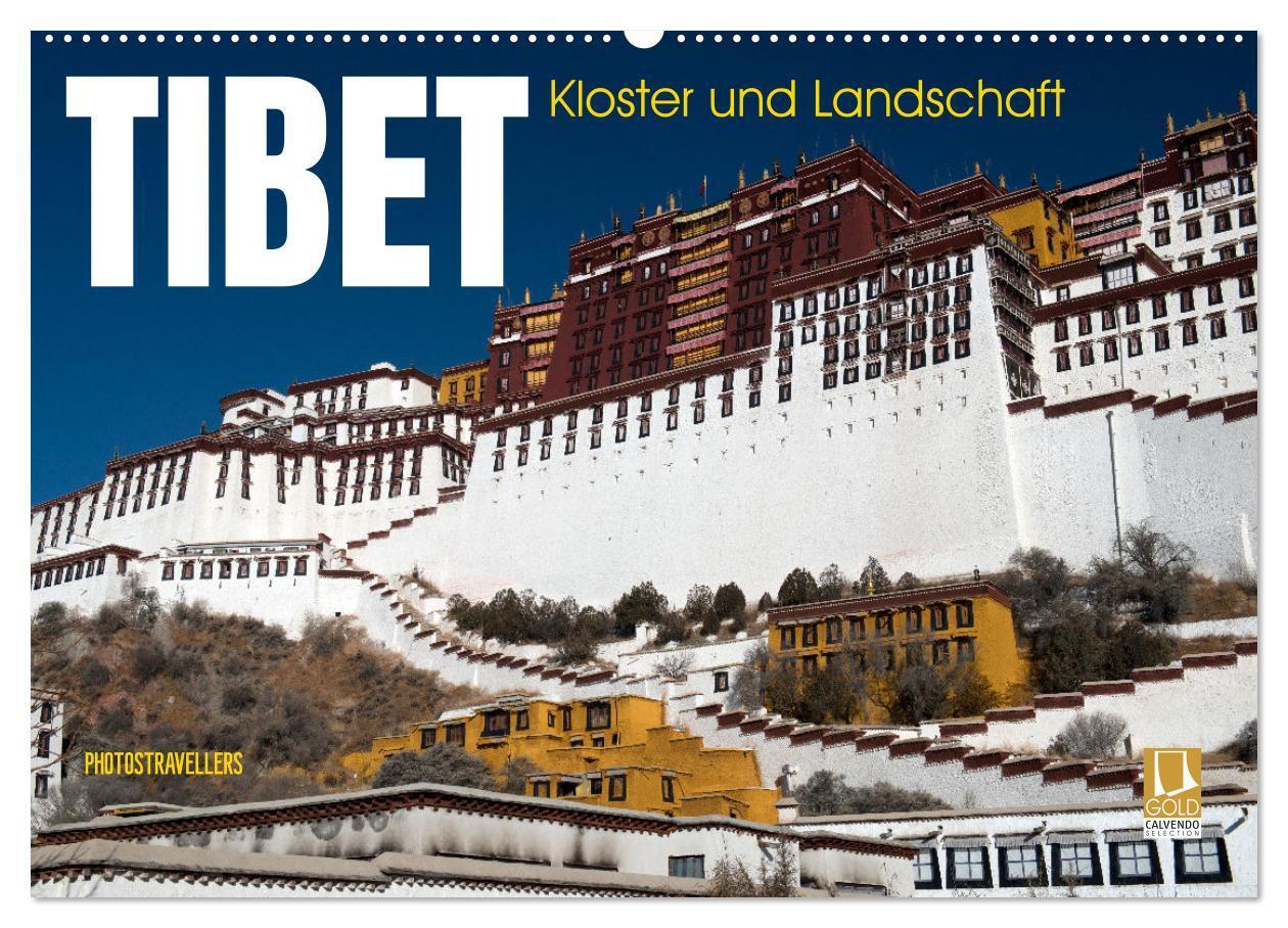 Cover: 9783383826184 | Tibet - Kloster und Landschaft (Wandkalender 2025 DIN A2 quer),...