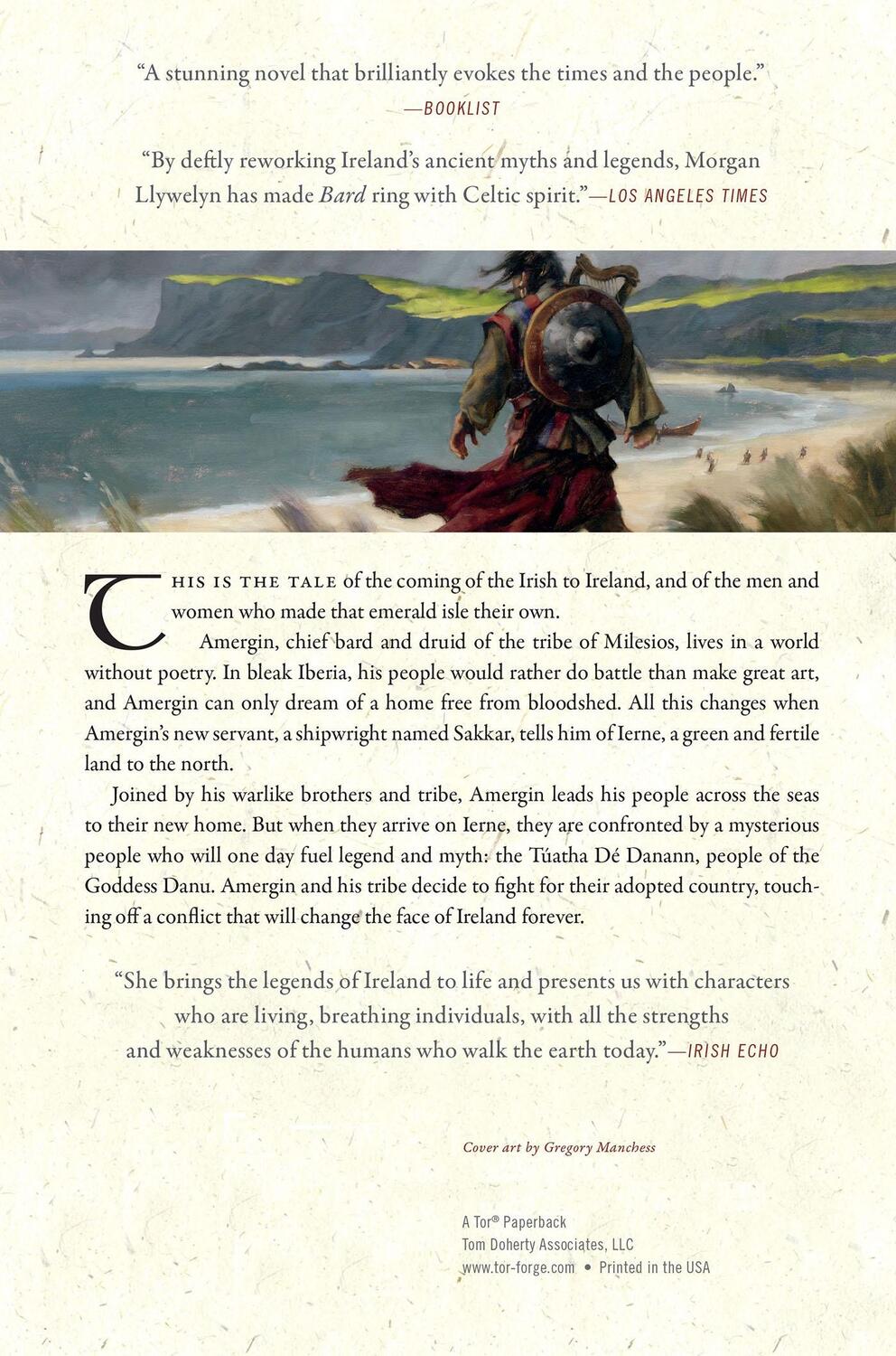 Rückseite: 9780765334886 | BARD | THE ODYSSEY OF THE IRISH | Morgan Llywelyn | Taschenbuch | 2013