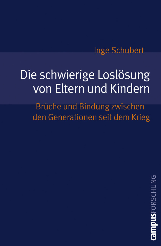 Cover: 9783593378497 | Die schwierige Loslösung von Eltern und Kindern | Inge Schubert | Buch