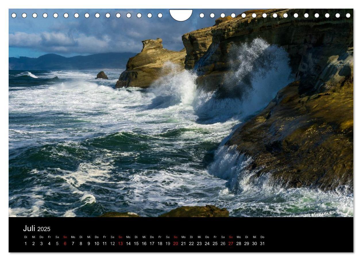 Bild: 9783435621033 | Die Oregon-Küste (Wandkalender 2025 DIN A4 quer), CALVENDO...