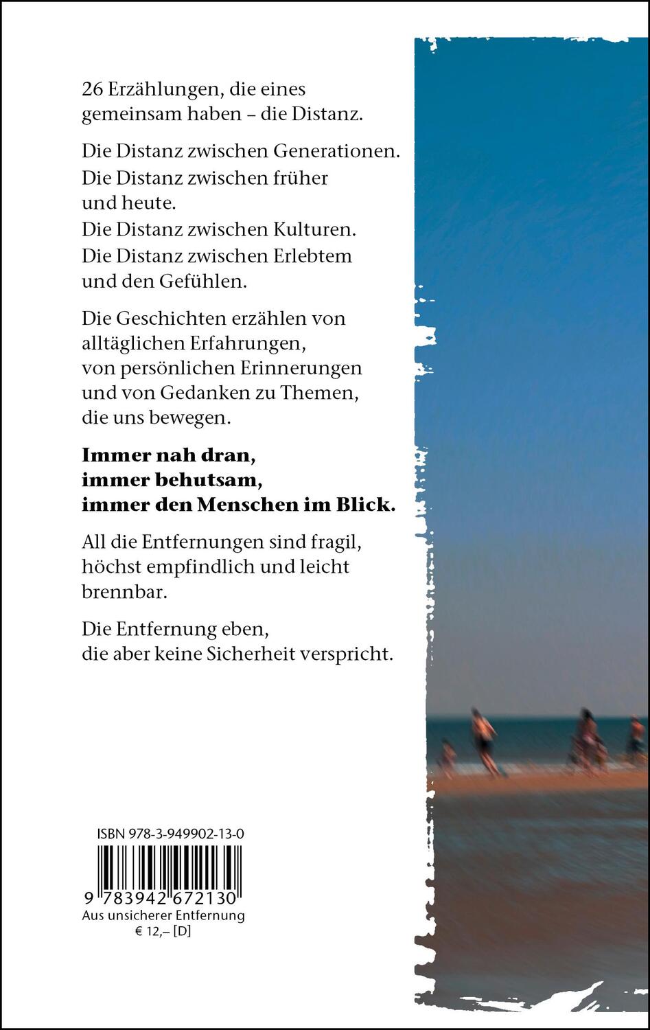 Rückseite: 9783949902130 | Aus unsicherer Entfernung | Winfried Thamm | Taschenbuch | Deutsch