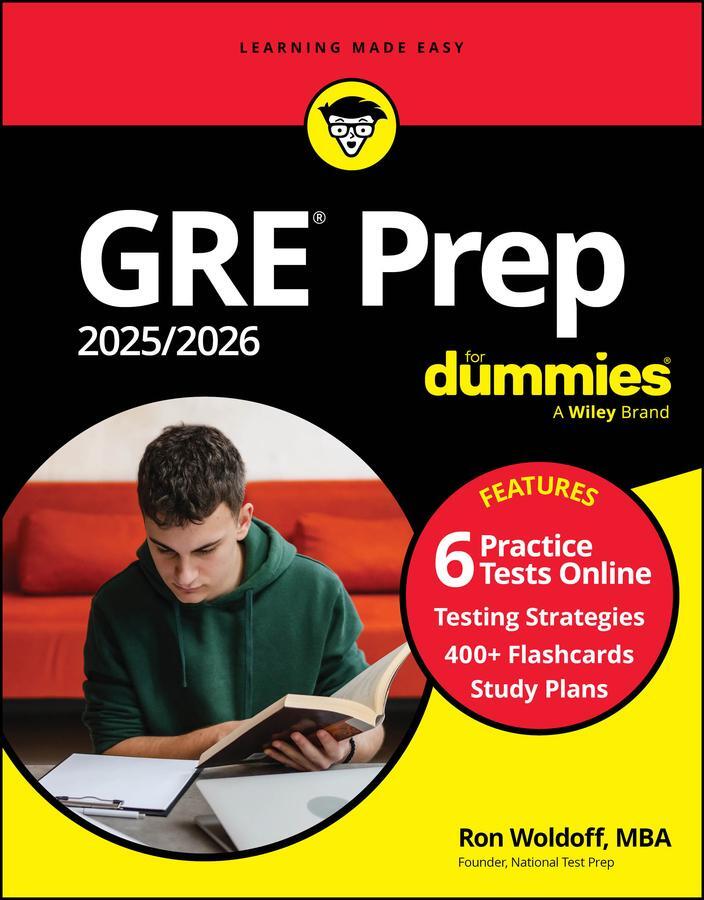 Cover: 9781394255665 | GRE Prep 2025/2026 for Dummies | Ron Woldoff | Taschenbuch | Englisch