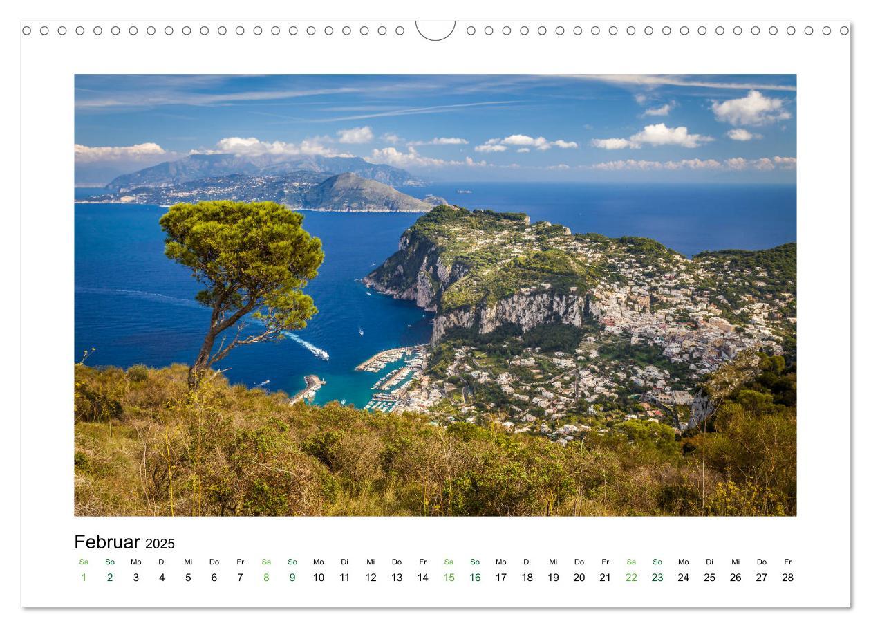 Bild: 9783435458004 | Sehnsuchtsinseln Capri und Ischia (Wandkalender 2025 DIN A3 quer),...