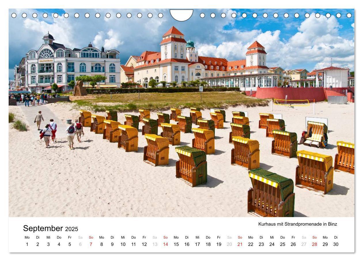 Bild: 9783435693924 | Rügen und Hiddensee (Wandkalender 2025 DIN A4 quer), CALVENDO...