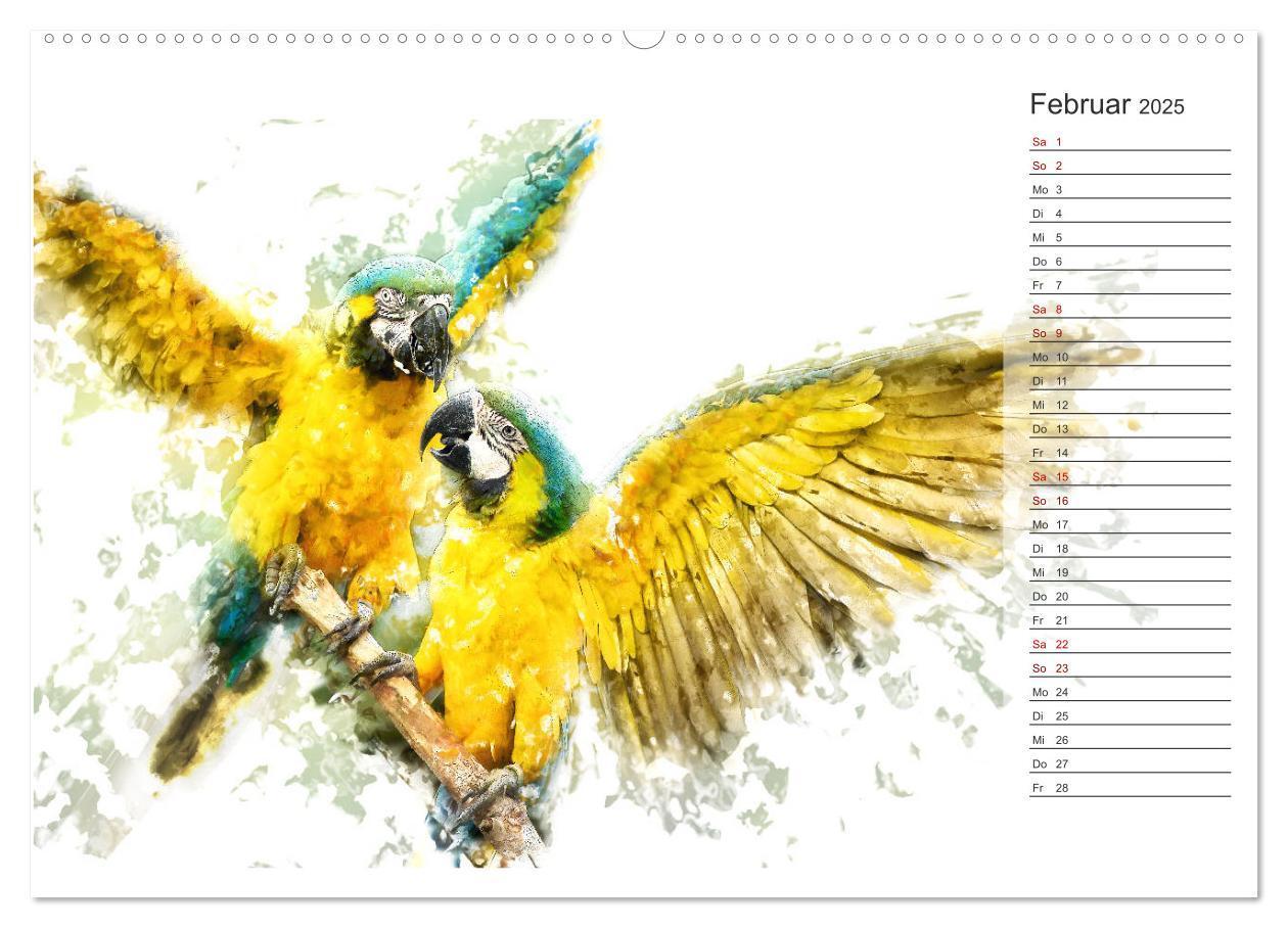 Bild: 9783435403387 | Tierportraits - Fine Art (Wandkalender 2025 DIN A2 quer), CALVENDO...