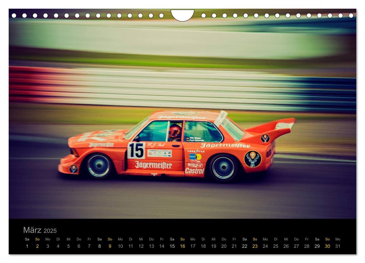 Bild: 9783435476909 | Classic BMW Racing (Wandkalender 2025 DIN A4 quer), CALVENDO...