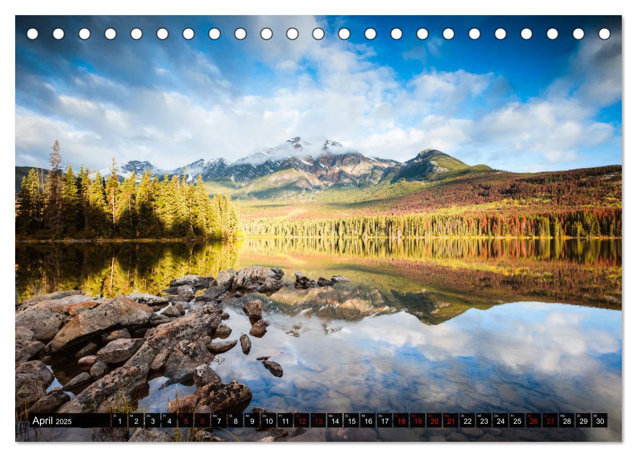 Bild: 9783435038015 | Kanada - Abenteuer in den Nationalparks (Tischkalender 2025 DIN A5...