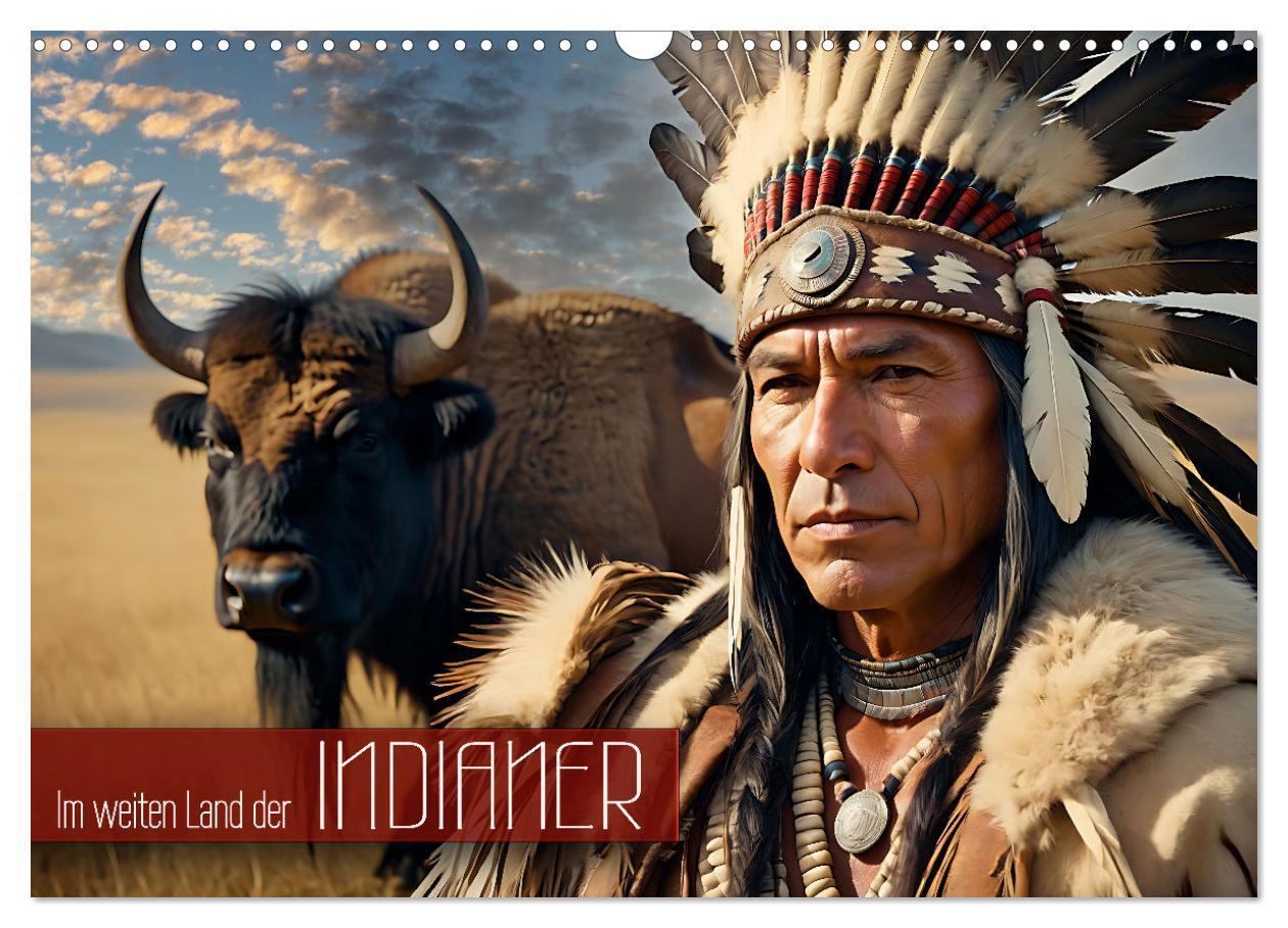 Cover: 9783457151051 | Im weiten Land der Indianer (Wandkalender 2025 DIN A3 quer),...