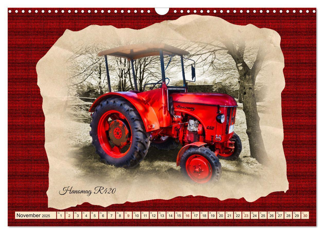 Bild: 9783383863028 | Hanomag Schlepper (Wandkalender 2025 DIN A3 quer), CALVENDO...