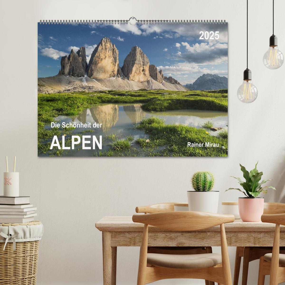 Bild: 9783435375769 | Die Schönheit der Alpen (Wandkalender 2025 DIN A2 quer), CALVENDO...