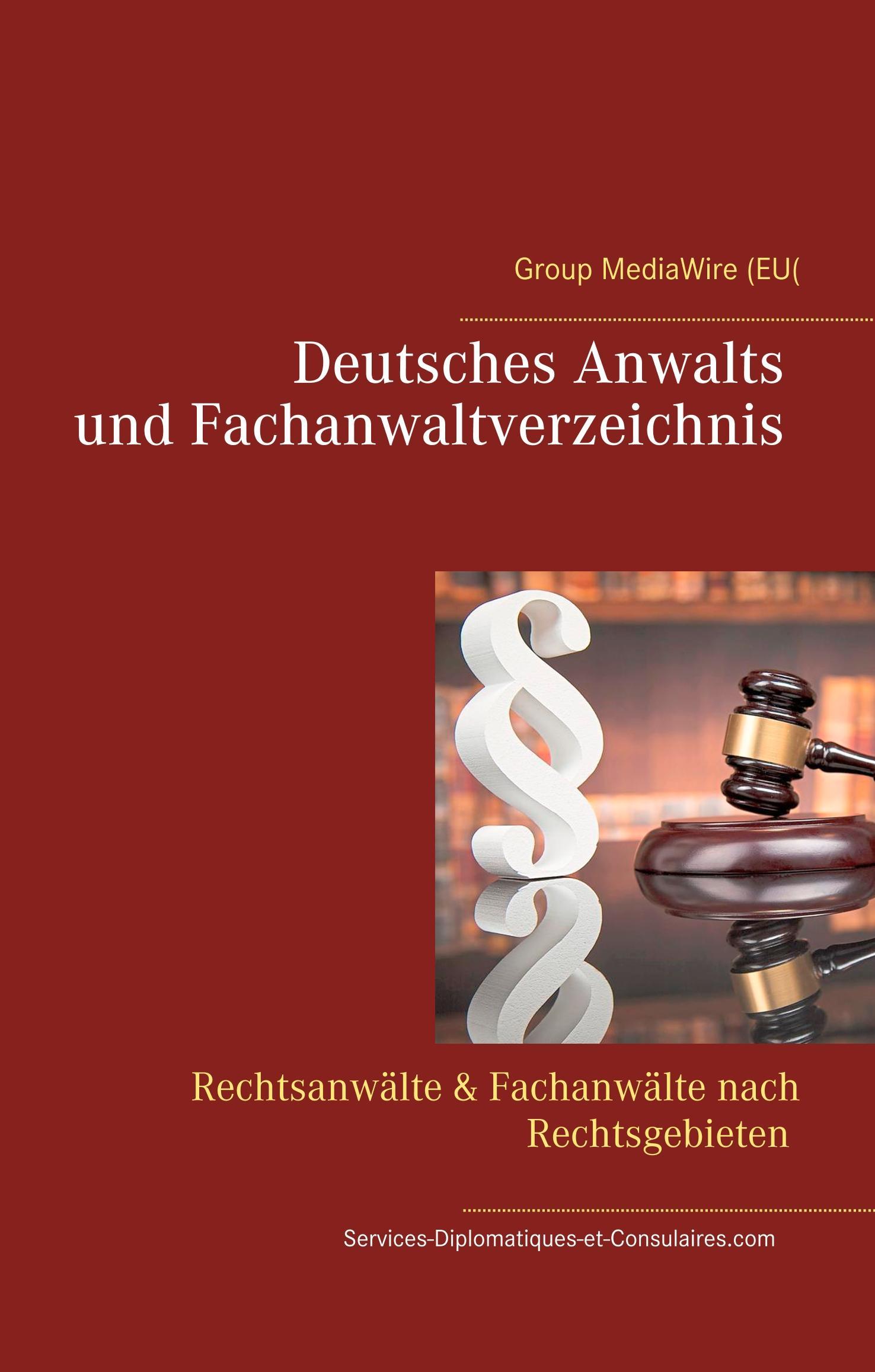 Cover: 9783752880175 | Deutsches Anwalts und Fachanwaltverzeichnis | Heinz Duthel | Buch