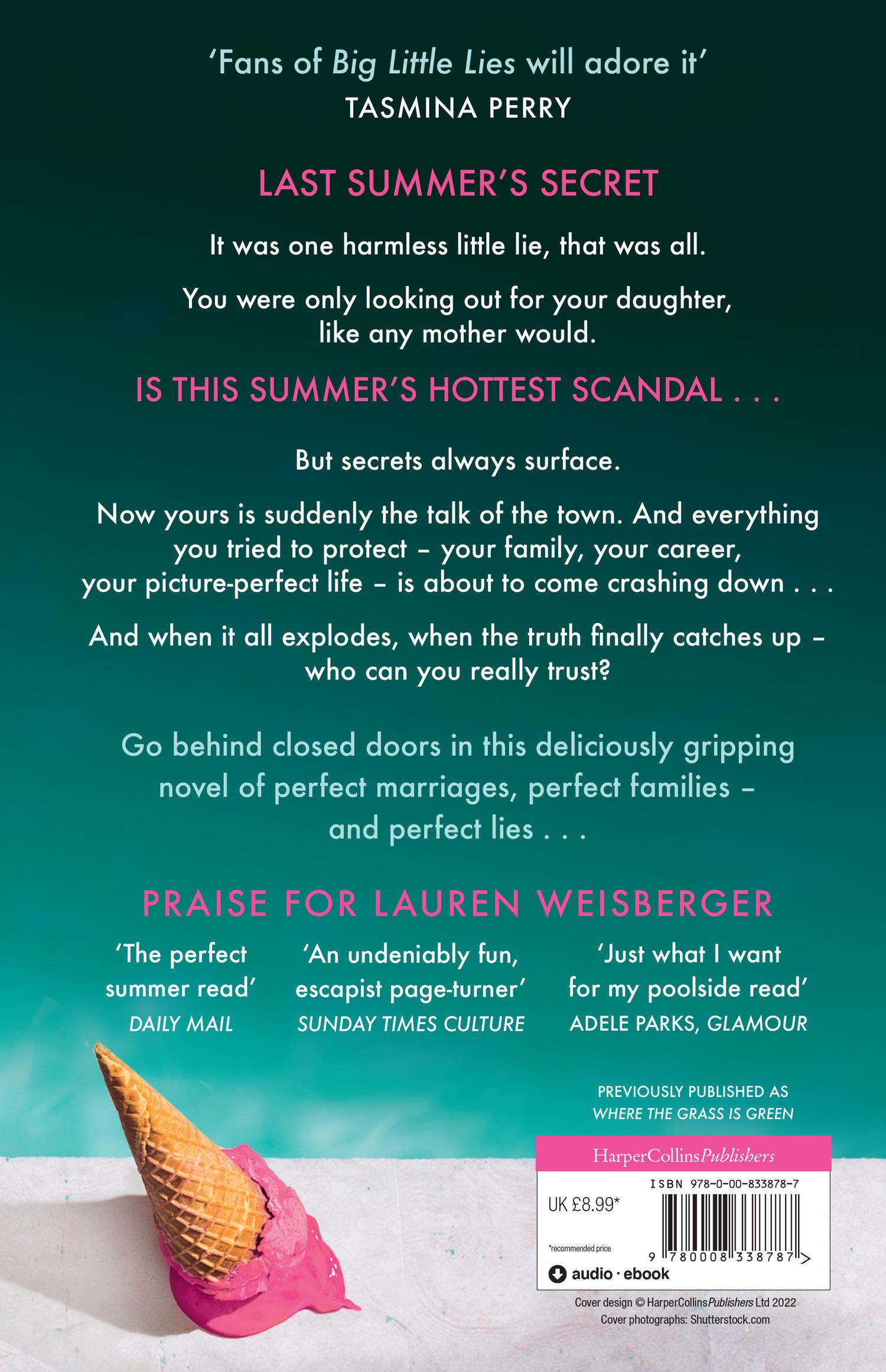 Rückseite: 9780008338787 | One Little Lie | Lauren Weisberger | Taschenbuch | Englisch | 2022