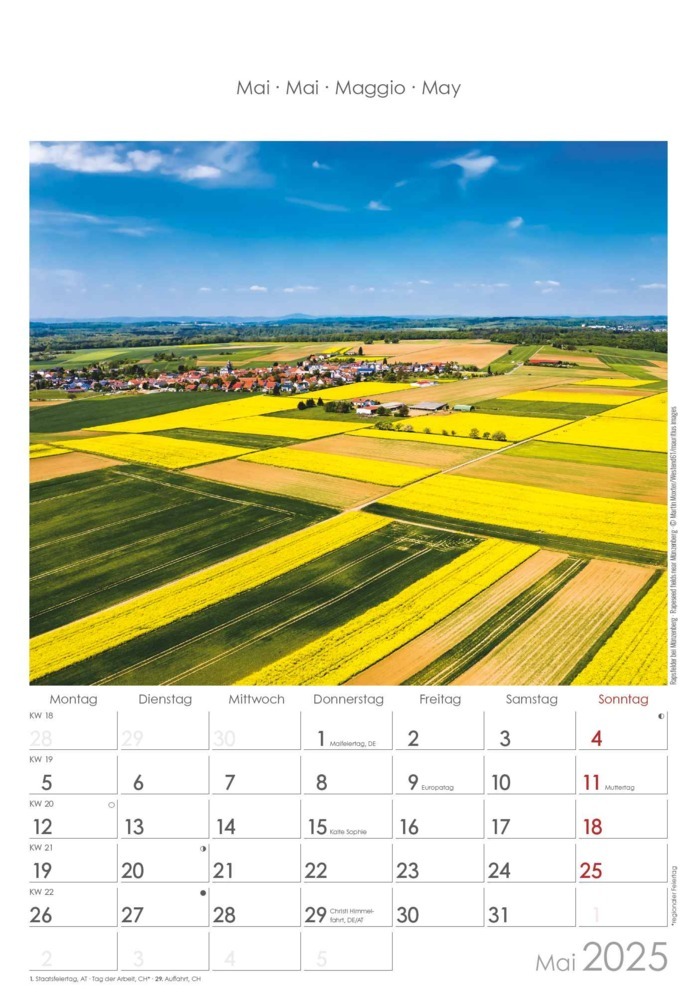 Bild: 4251732343194 | Alpha Edition - Hessen 2025 Bildkalender, 23,7x34cm, Wandkalender...