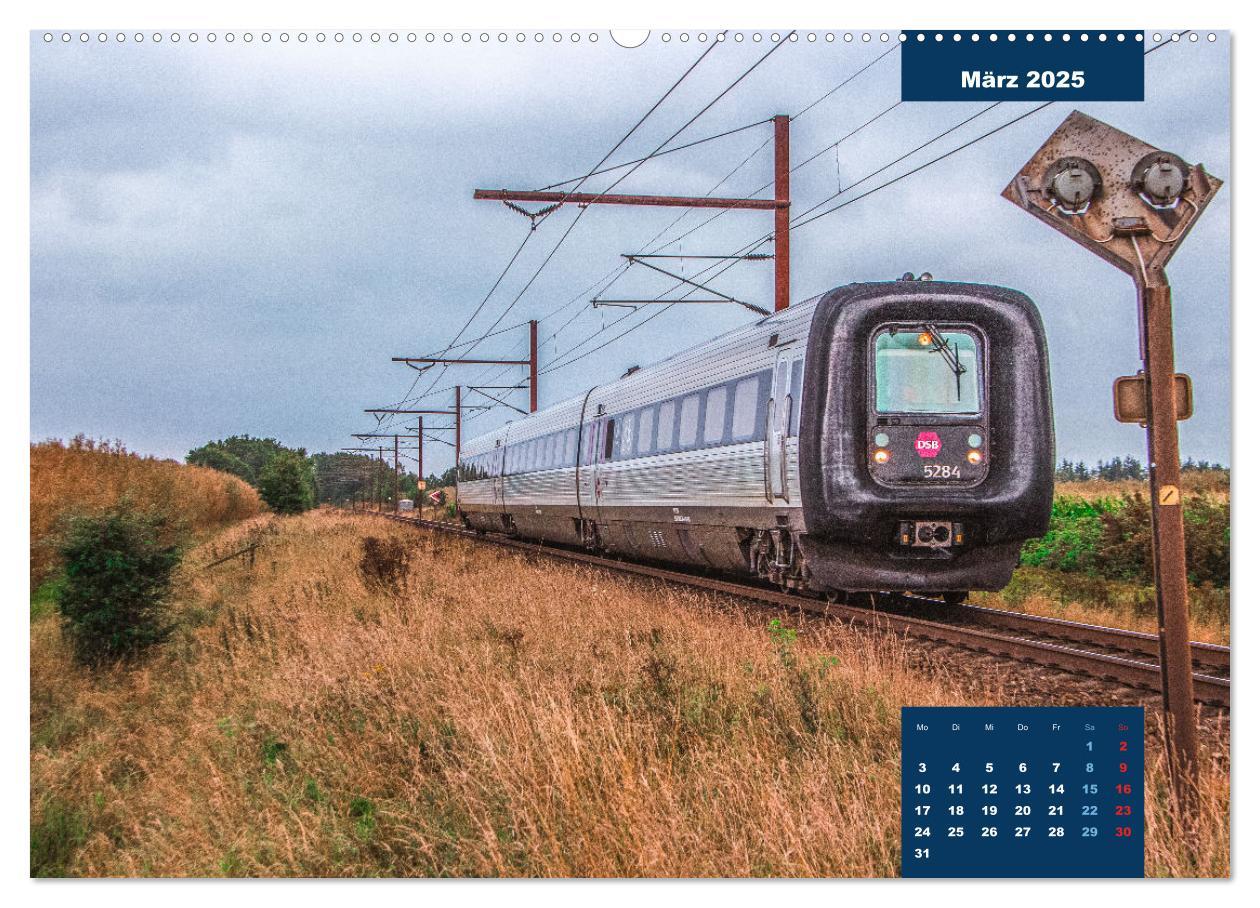 Bild: 9783383994920 | Dänische Eisenbahnen (hochwertiger Premium Wandkalender 2025 DIN A2...