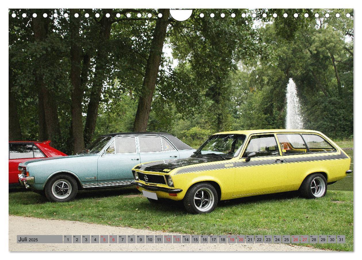 Bild: 9783435158782 | Opel Oldtimer mit dem Blitz (Wandkalender 2025 DIN A4 quer),...