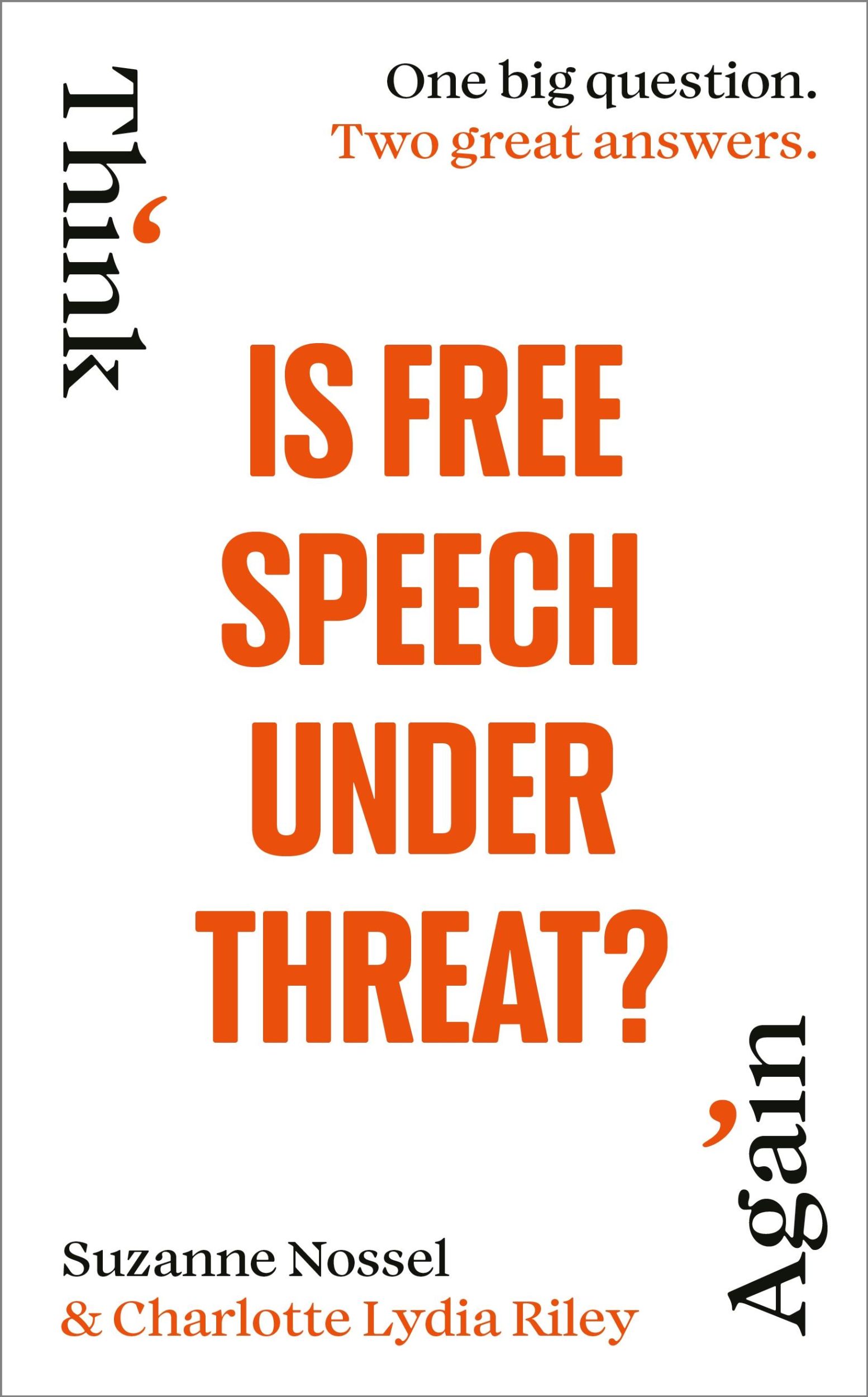 Cover: 9781847928221 | Is Free Speech Under Threat? | Charlotte Lydia Riley (u. a.) | Buch