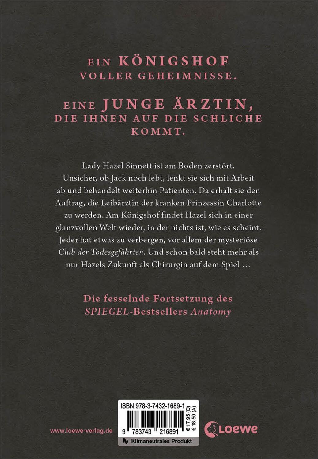 Rückseite: 9783743216891 | Immortality | Dana Schwartz | Taschenbuch | 448 S. | Deutsch | 2023