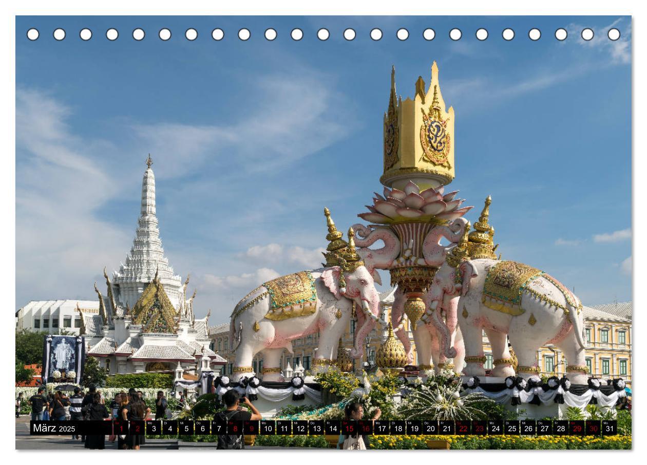 Bild: 9783435382101 | Bangkok - Thailand (Tischkalender 2025 DIN A5 quer), CALVENDO...