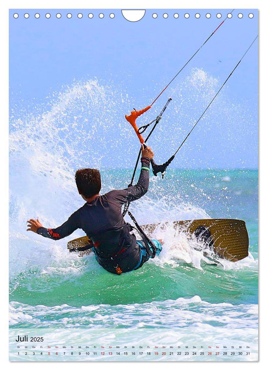 Bild: 9783435887699 | Kitesurfen - Fun pur (Wandkalender 2025 DIN A4 hoch), CALVENDO...