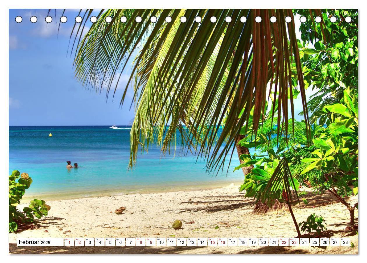 Bild: 9783435378814 | Martinique, die Traumstrände (Tischkalender 2025 DIN A5 quer),...