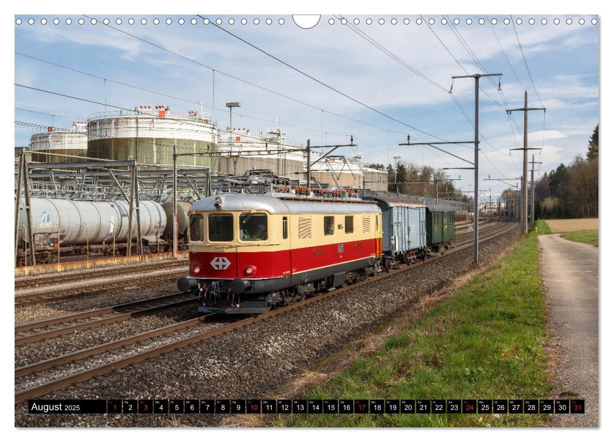 Bild: 9783435346110 | Eisenbahn-Nostalgie - Oldtimer auf Schweizer Schienen (Wandkalender...