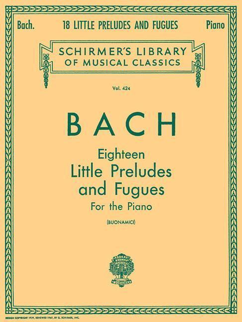 Cover: 9780793552047 | 18 Little Preludes and Fugues | Giuseppe Buonamici | Taschenbuch